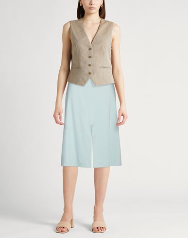Woman Midi skirt Light green