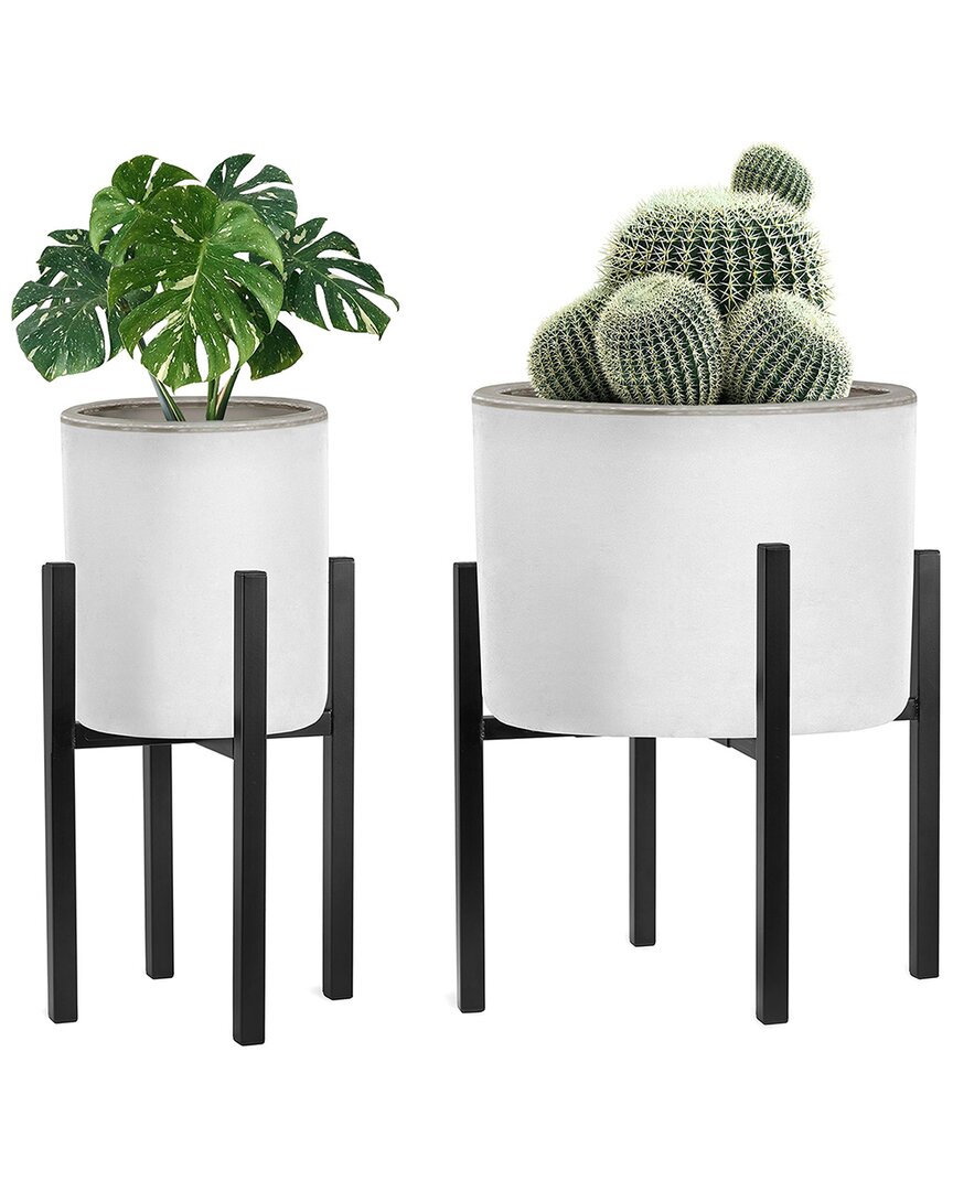 Adjustable Plant Stand Black