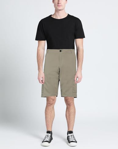 Man Shorts & Bermuda Shorts Sage green Size XL Polyamide, Elastane