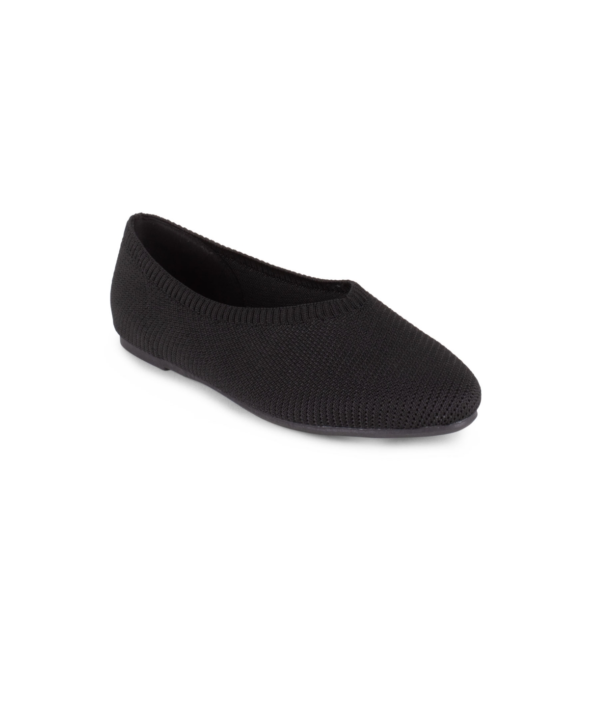 Women's Martinique Knit Slip-On Flats - Black