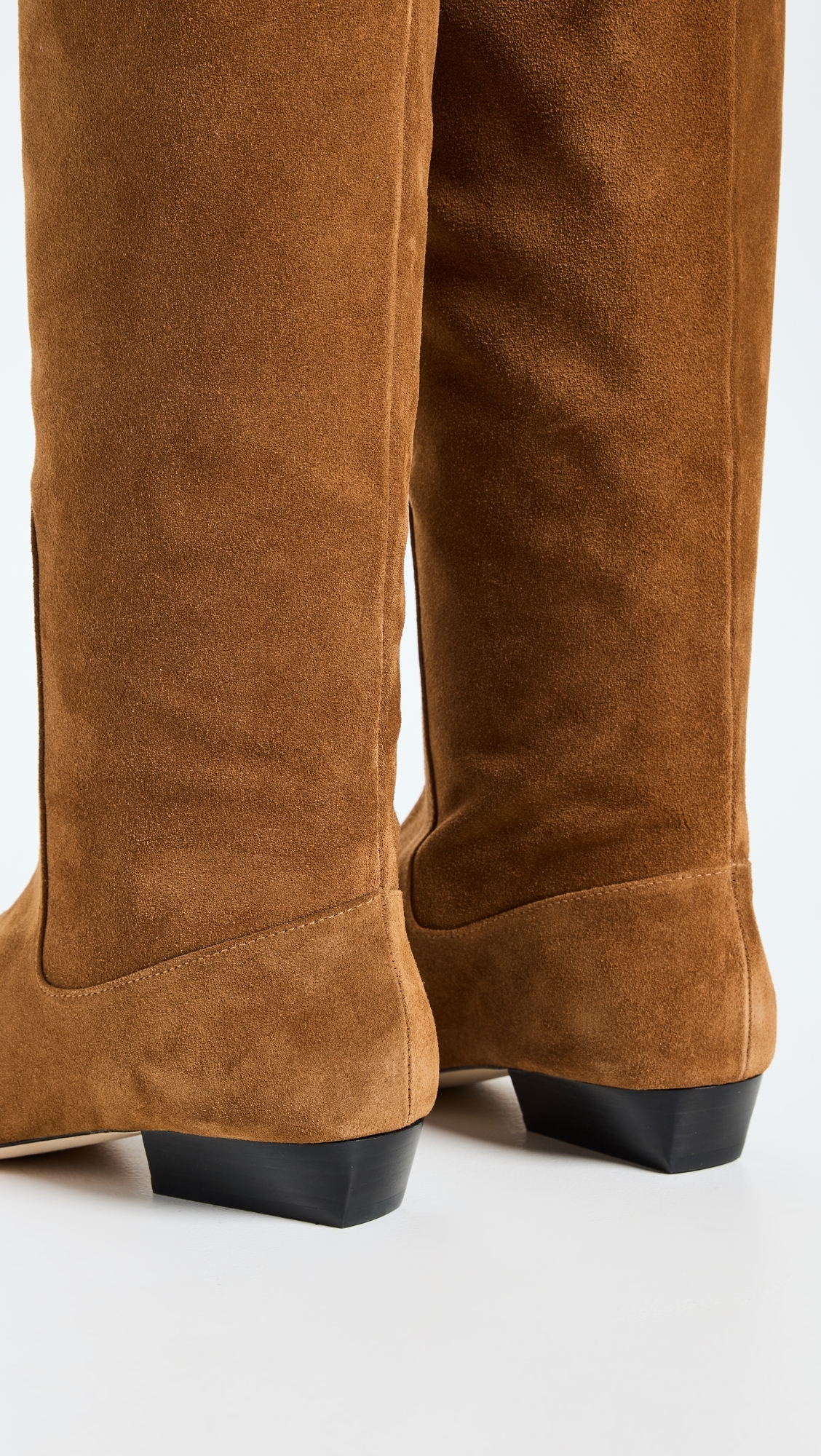 Wally Flat Boots Tan