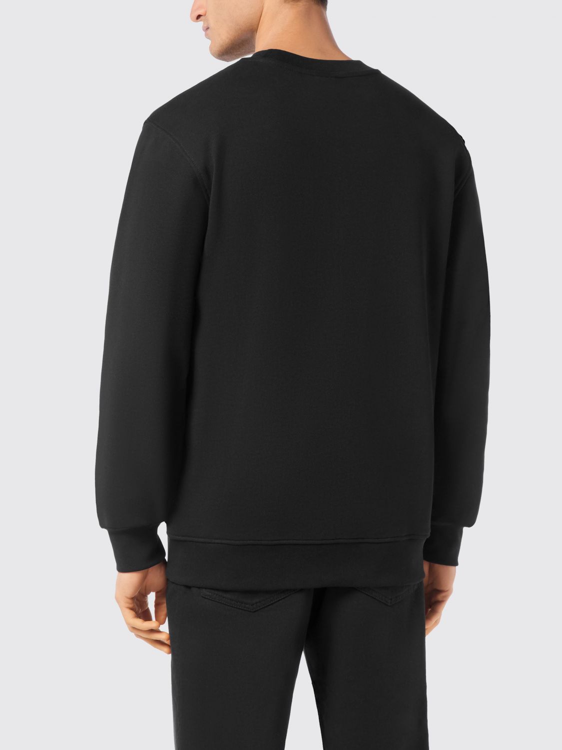 Round-neck sweatshirt - Black