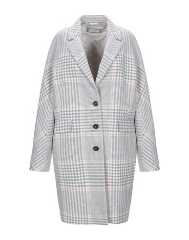 Woman Coat Grey Size 4 Virgin Wool, Polyamide, Polyester
