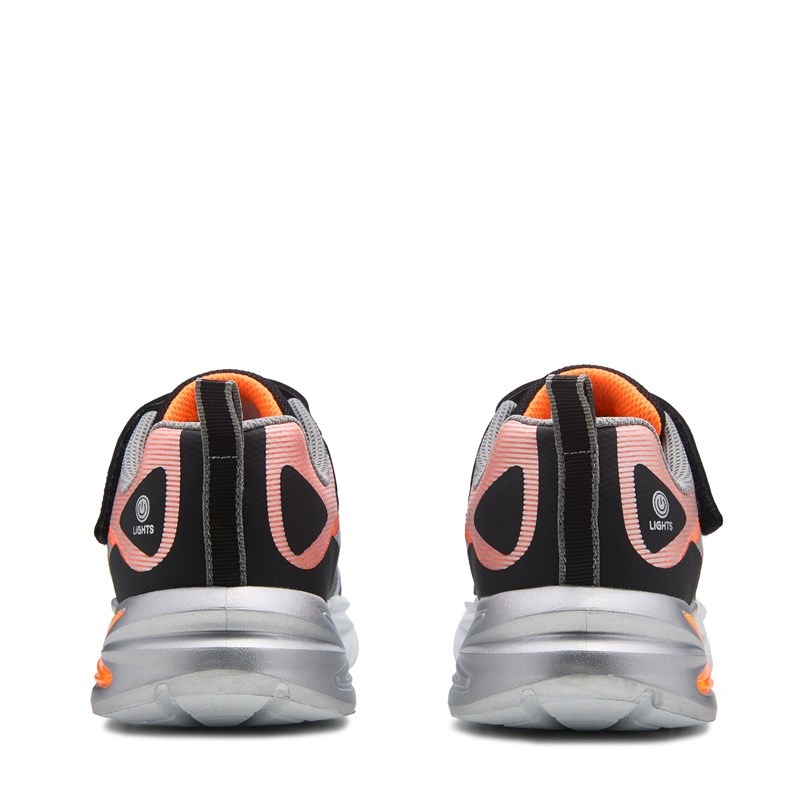 Kids' Flex Glow Lighted Sneaker Little/Big Kid Shoes (Black/Silver/Blue)