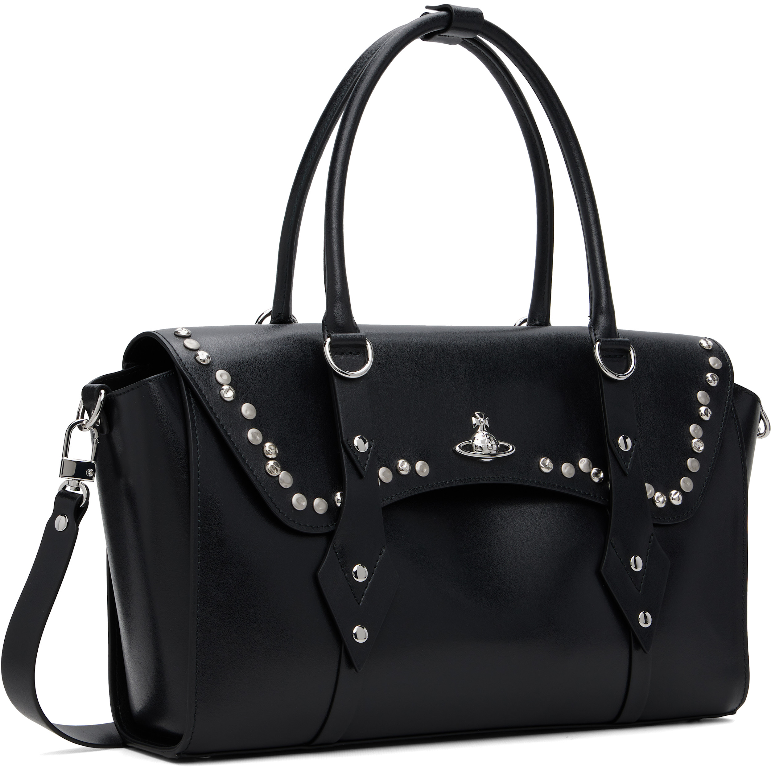 Blcak Bettina Medium Hand Bag