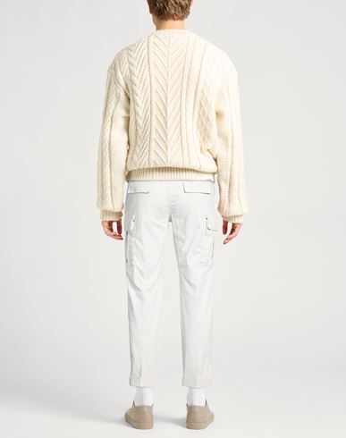 Platinum Man Pants Off white Size 33 Cotton, Lyocell, Silk, Elastane