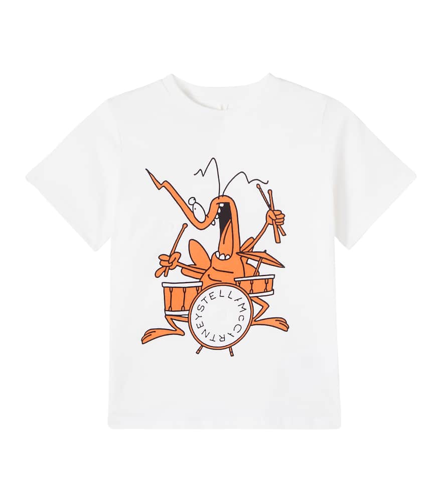 Printed cotton jersey T-shirt