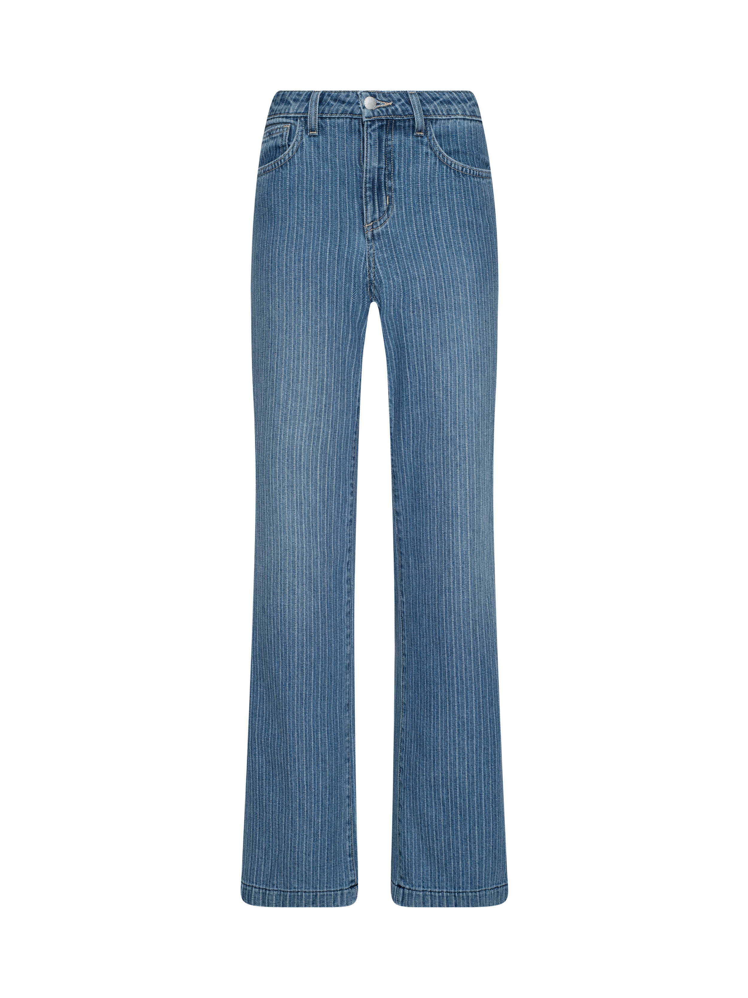 Joanne Low-Rise Wide-Leg Jean In Carmel
