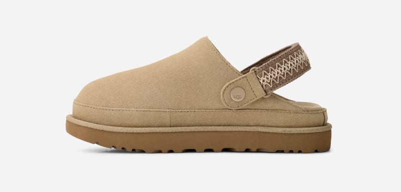 ® Women's Goldenstar ®braid Clog Suede Clogs in Mustard Seed