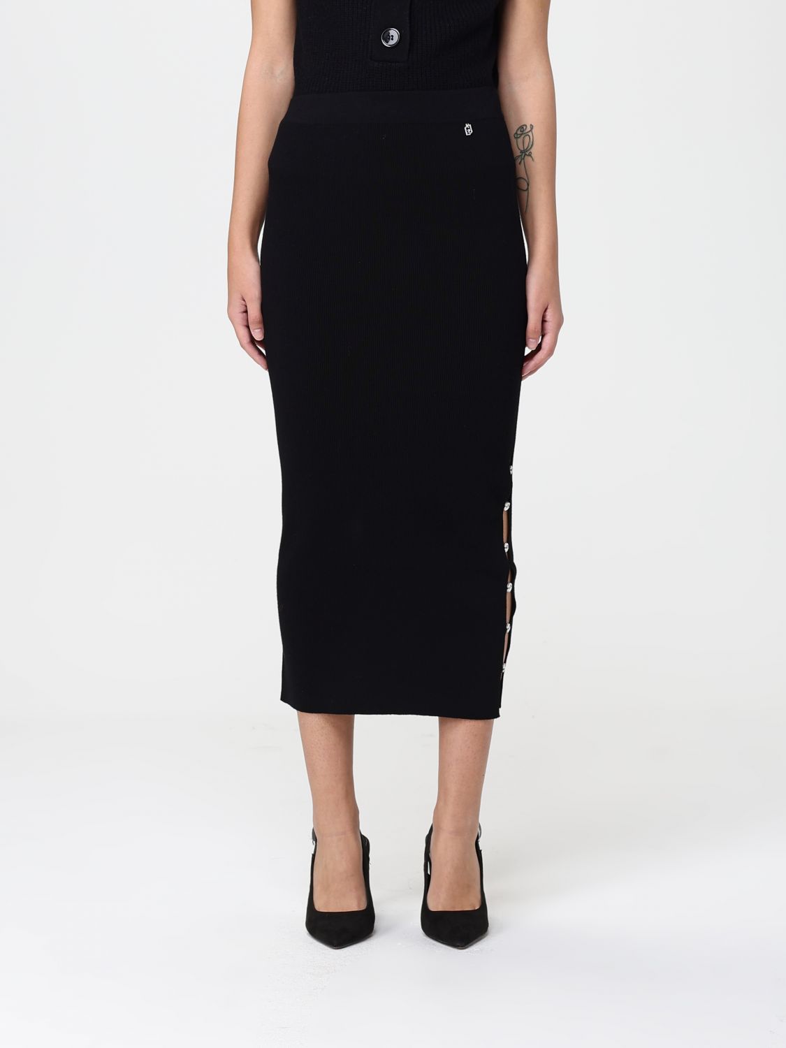 Skirt Woman color Black