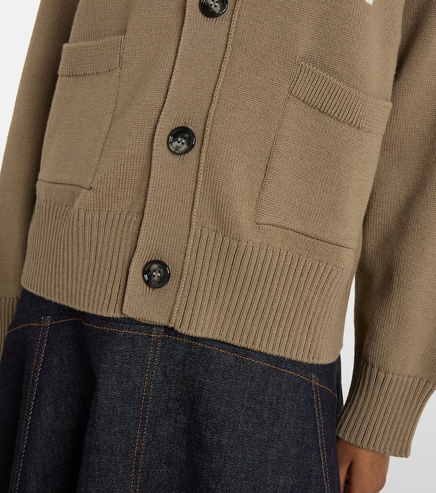 Ami de Caur wool and cotton cardigan