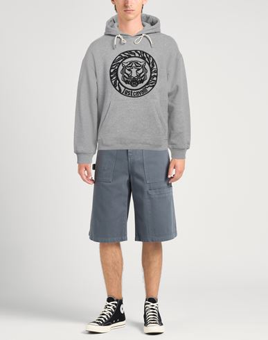 Man Sweatshirt Grey Size M Cotton, Elastane