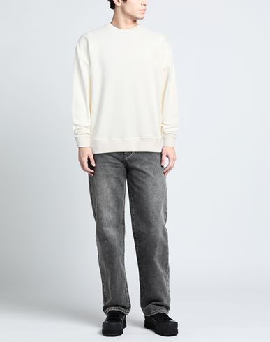 Man Sweatshirt White Size L Cotton