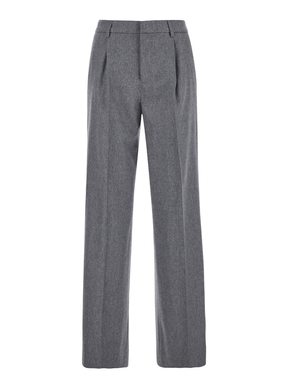 Lola Pinces Pant Wool Cachemire Brushed Flanel