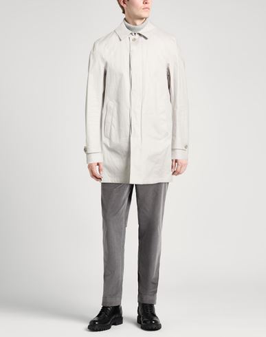 Laminar Man Overcoat & Trench Coat Light grey Size 40 Linen