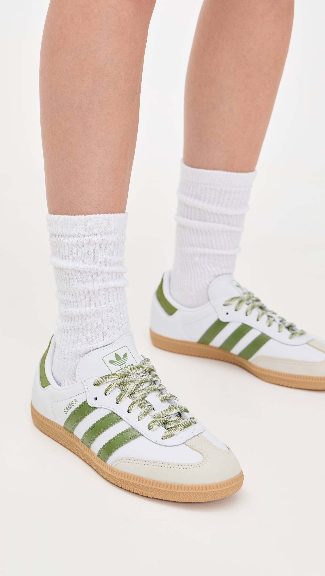 Samba OG W Sneakers White/Tech Olive