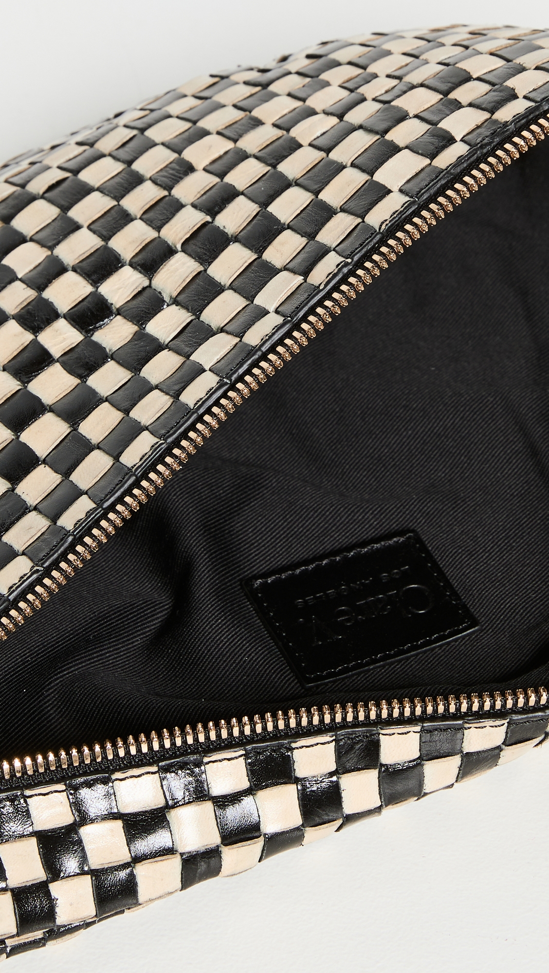 Grande Fanny Bag Black/Cream Check One Size