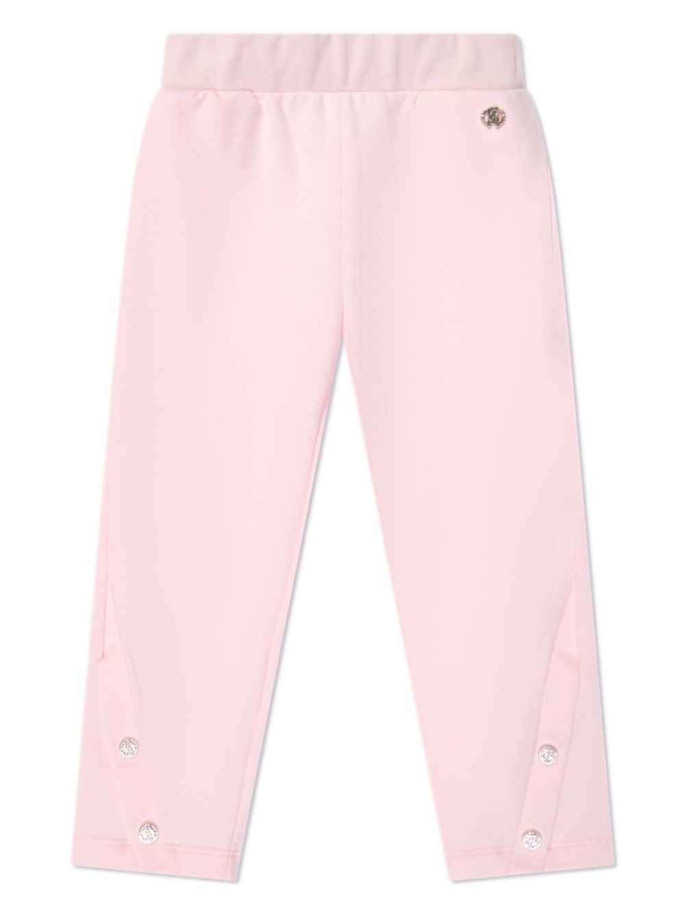 Logo-print cotton track pants - Pink