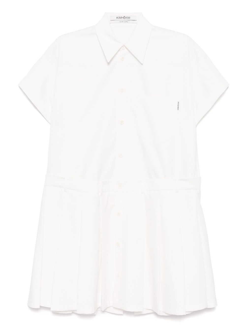 Kimhekim Kokka shirt dress - White