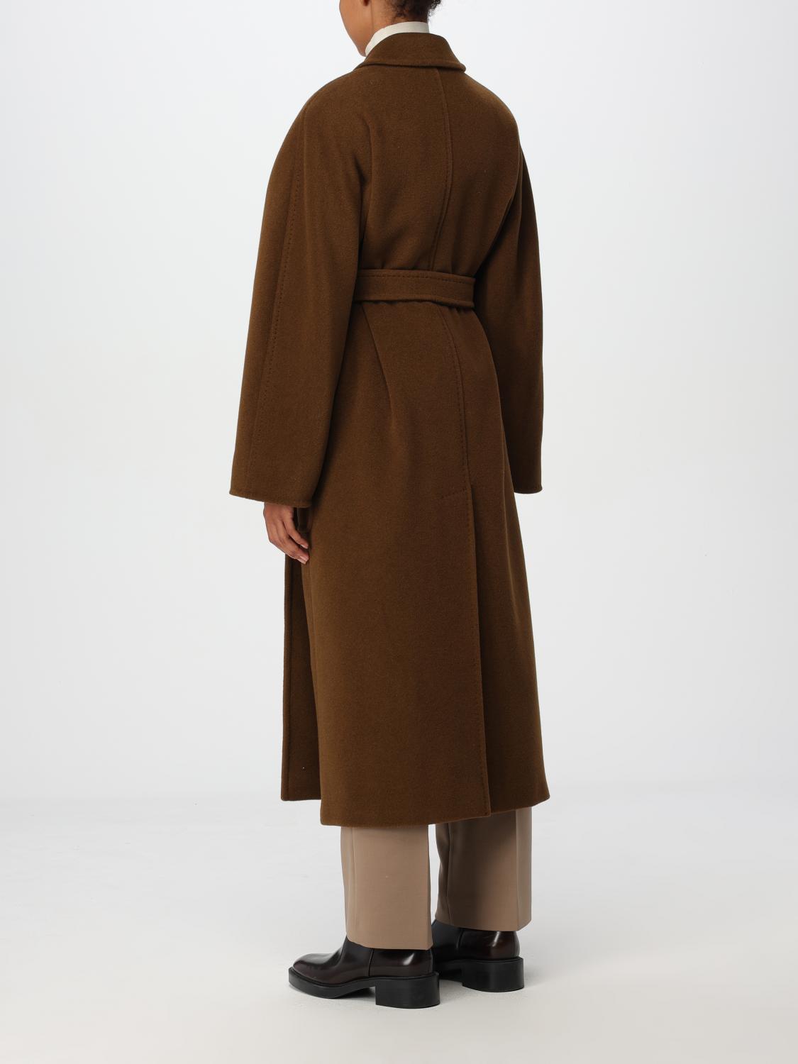 Coat Woman color Leather