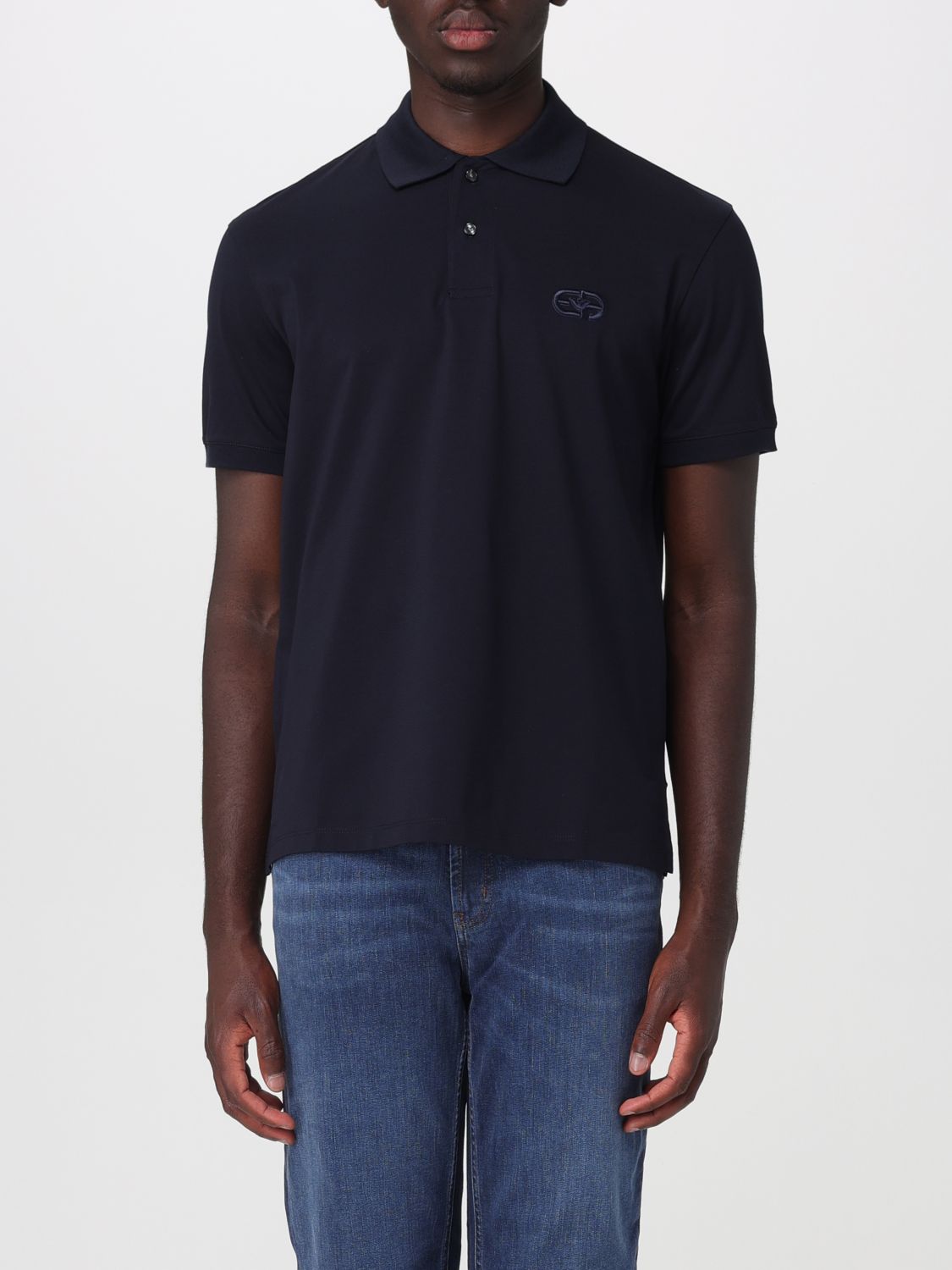 Polo Shirt Men color Blue