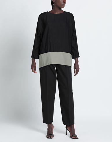 Woman Top Black Size 6 Polyester, Viscose, Elastane