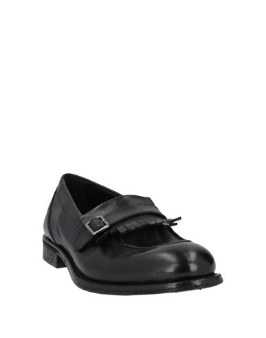 Man Loafers Black Size 9 Leather
