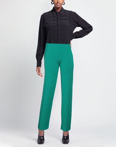 Woman Pants Emerald green Size XS Viscose, Polyester, Polyamide