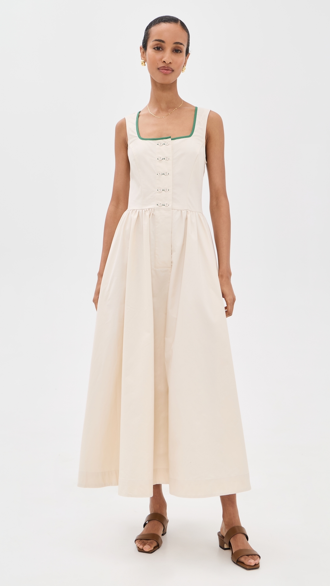 Reese Midi Dress Cream