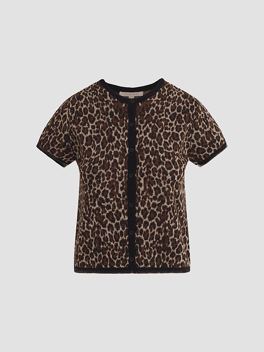 Women's The 9 To 5 Leopard-Print Cardigan - Leopard