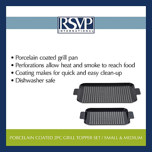 Porcelain Coated Grill Toppers