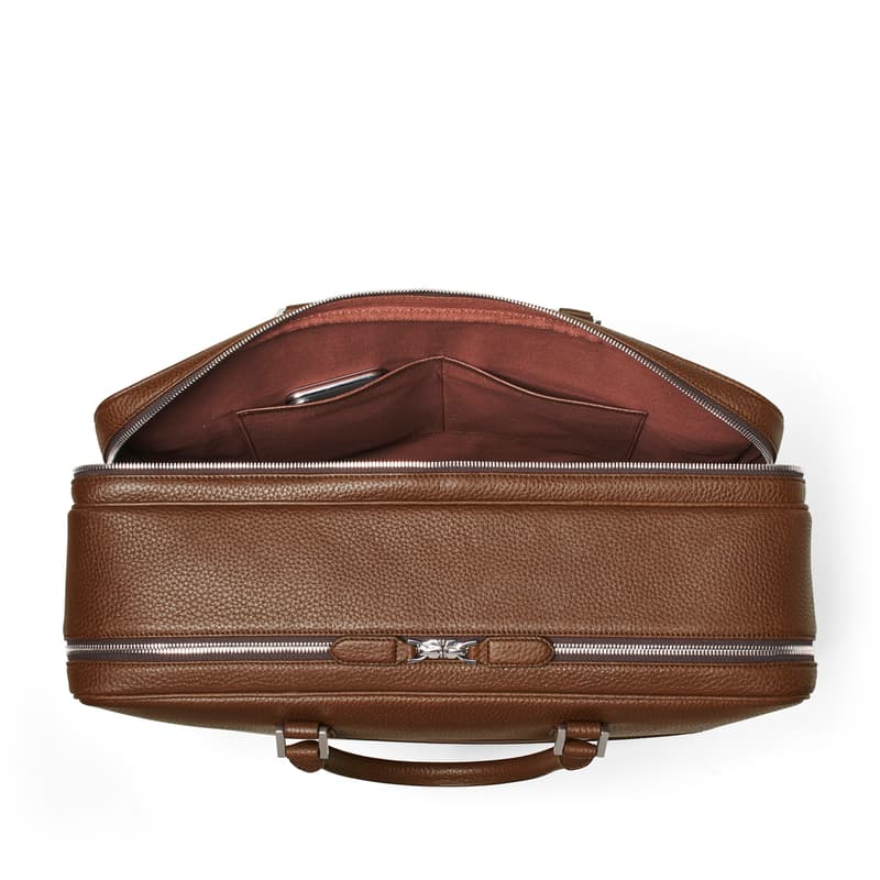 48 Hour Mount Street Travel Bag in Tobacco Pebble