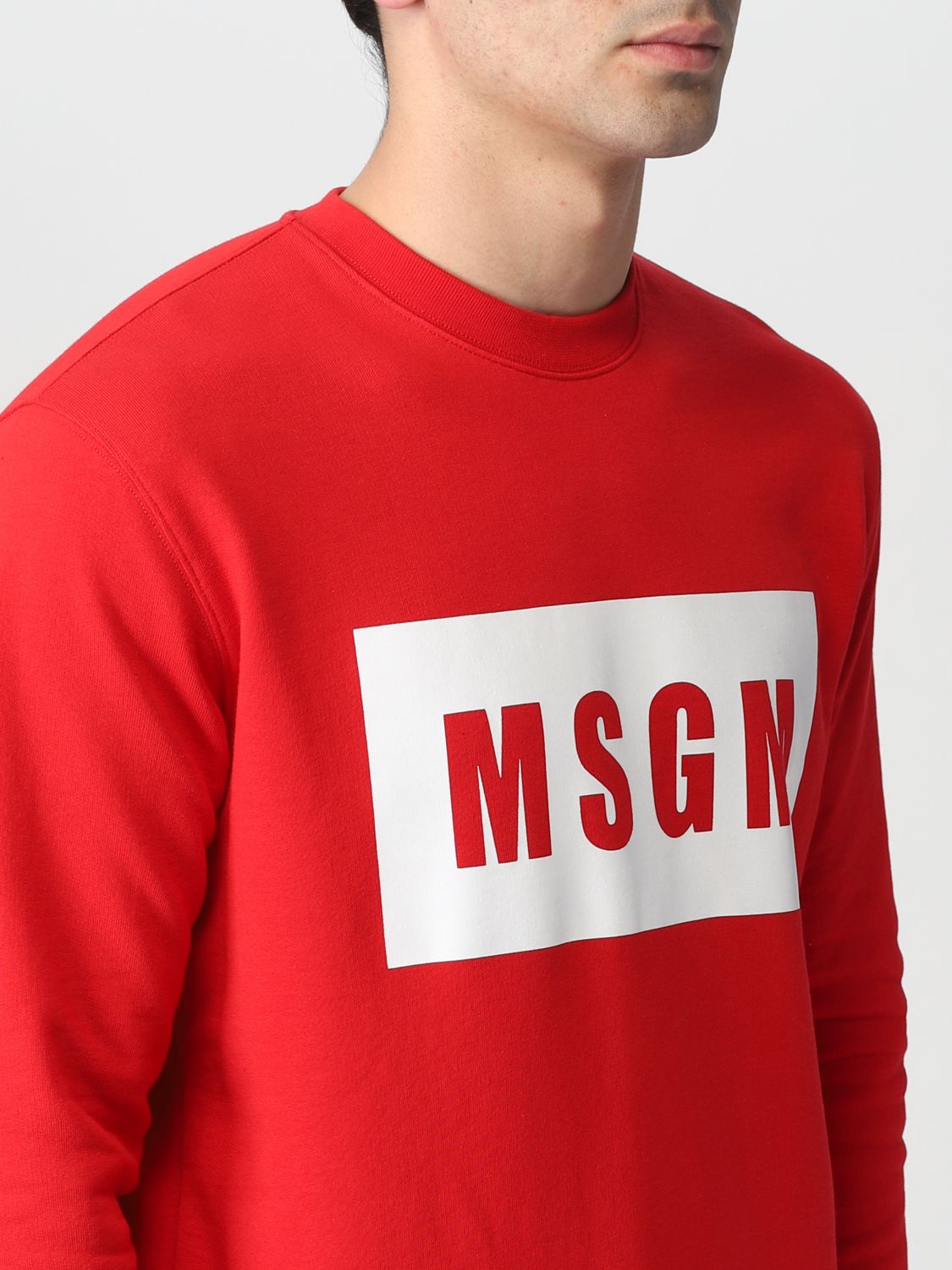 Sweatshirt Men color Red