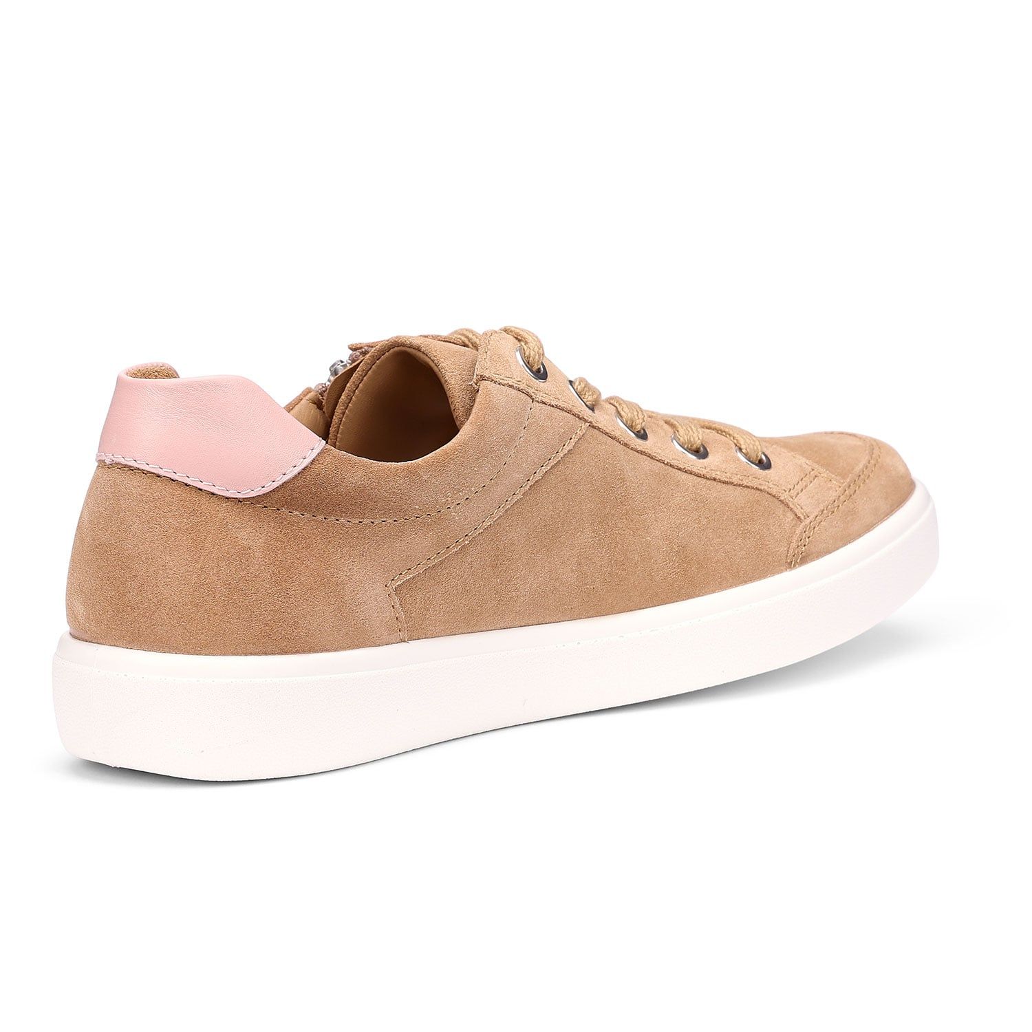 Hotter Women's Wide Fit 'Chase II' Trainers Flat in Came