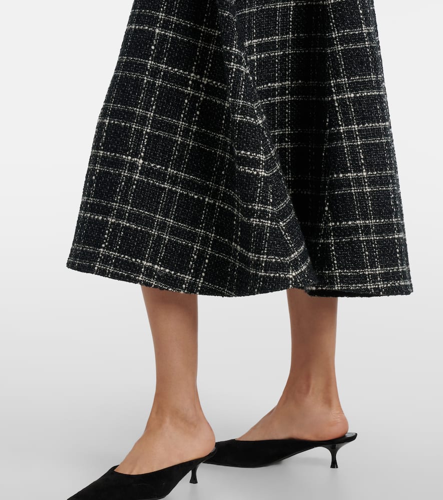 Jody checked midi dress