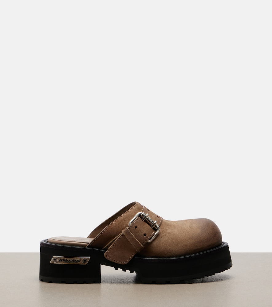 Venom leather mules