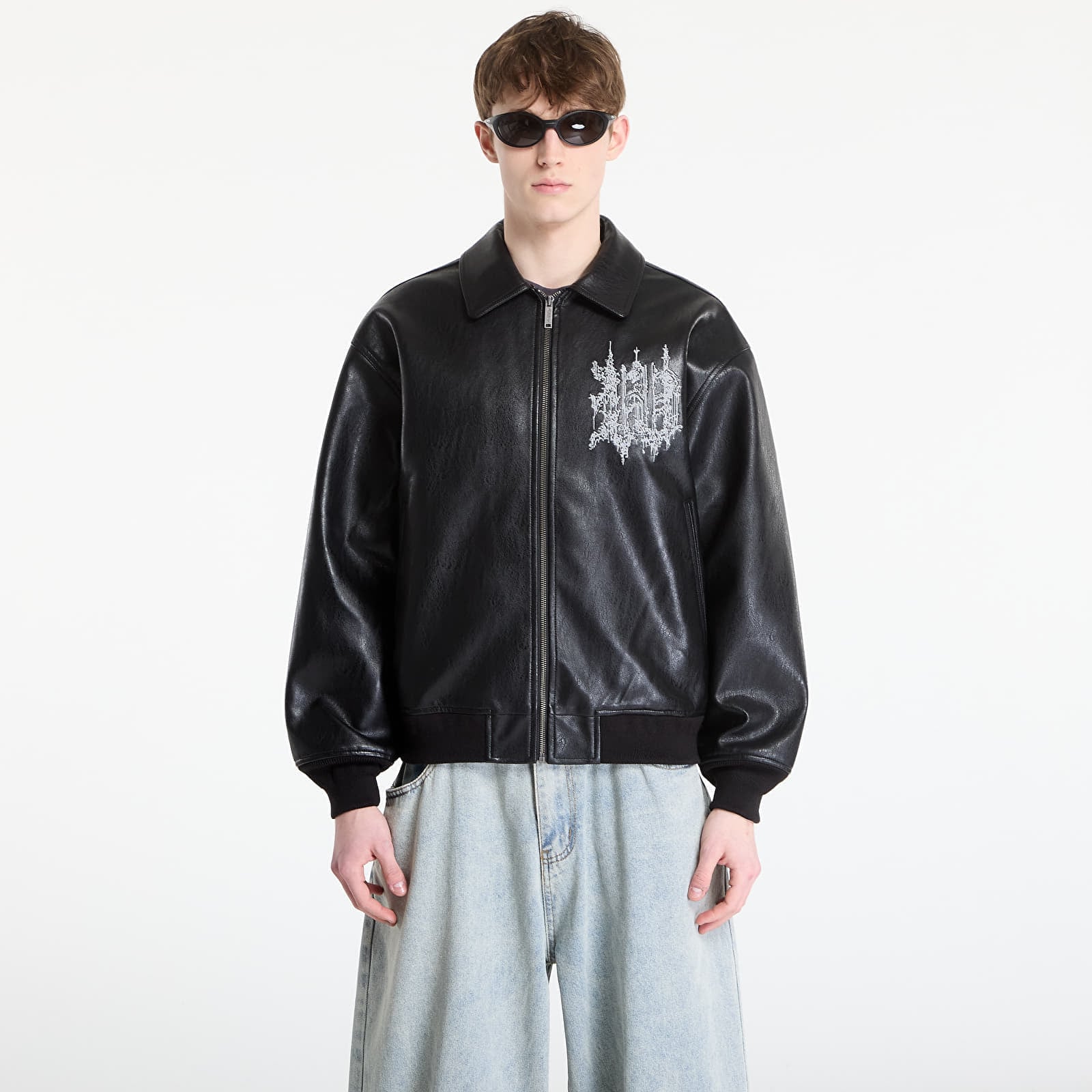 Jacket Wasted Paris M Stronghold Varsity Black