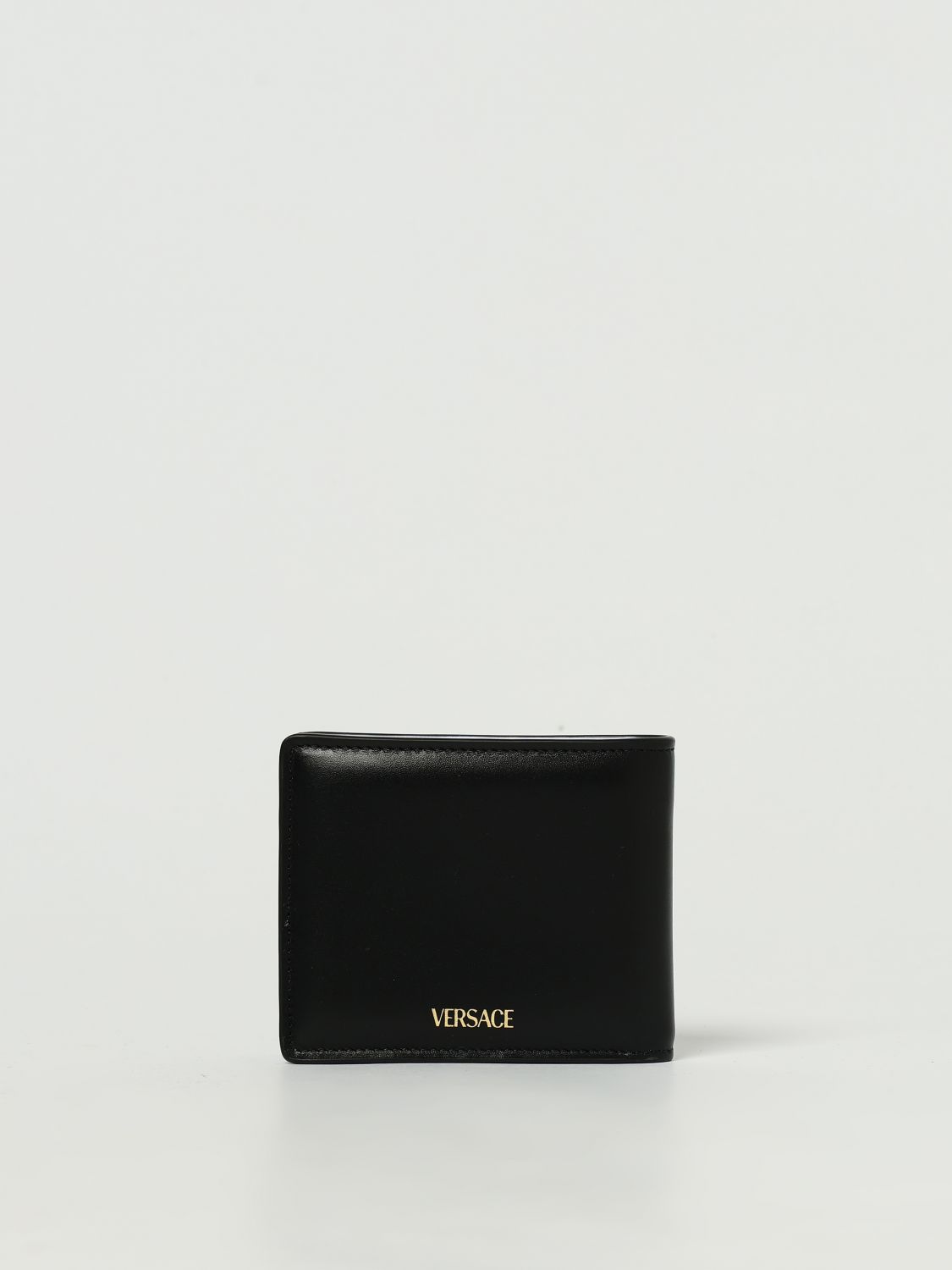 Medusa-plaque wallet - Black