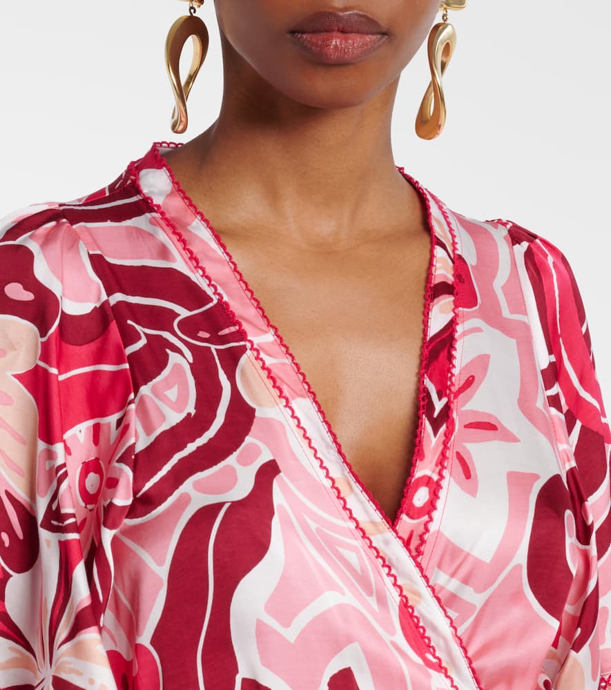 Mabelle satin maxi dress