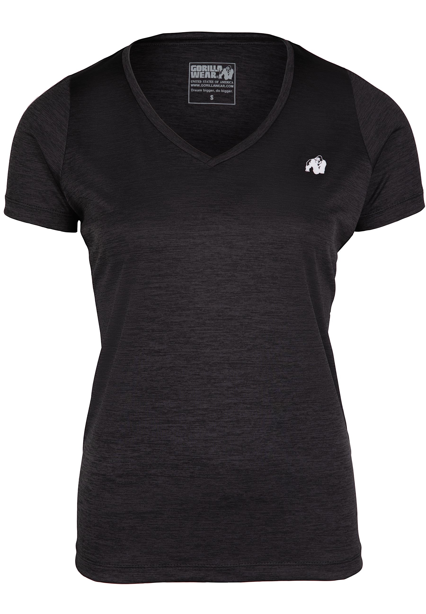 Elmira V-Neck T-Shirt - Black