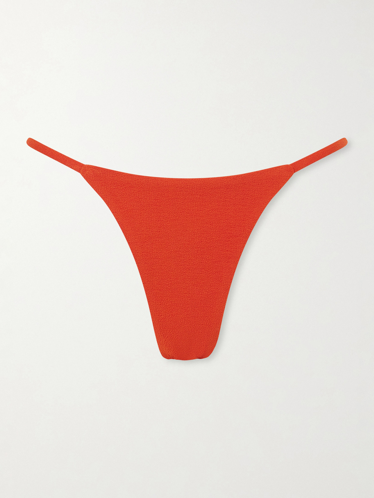 Tres Petite Crinkled Bikini Briefs - Red