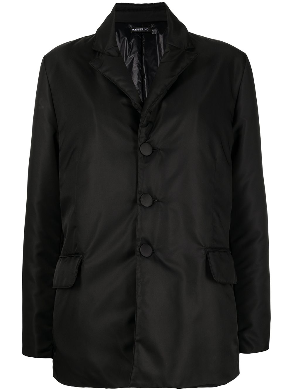 Blazer puffer jacket - Black