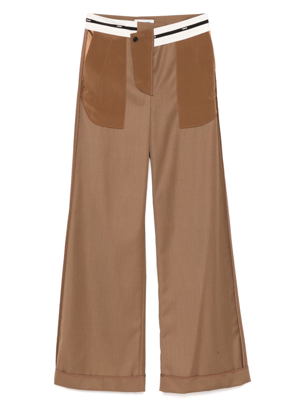 Monse inside-out tailored trousers - Neutrals