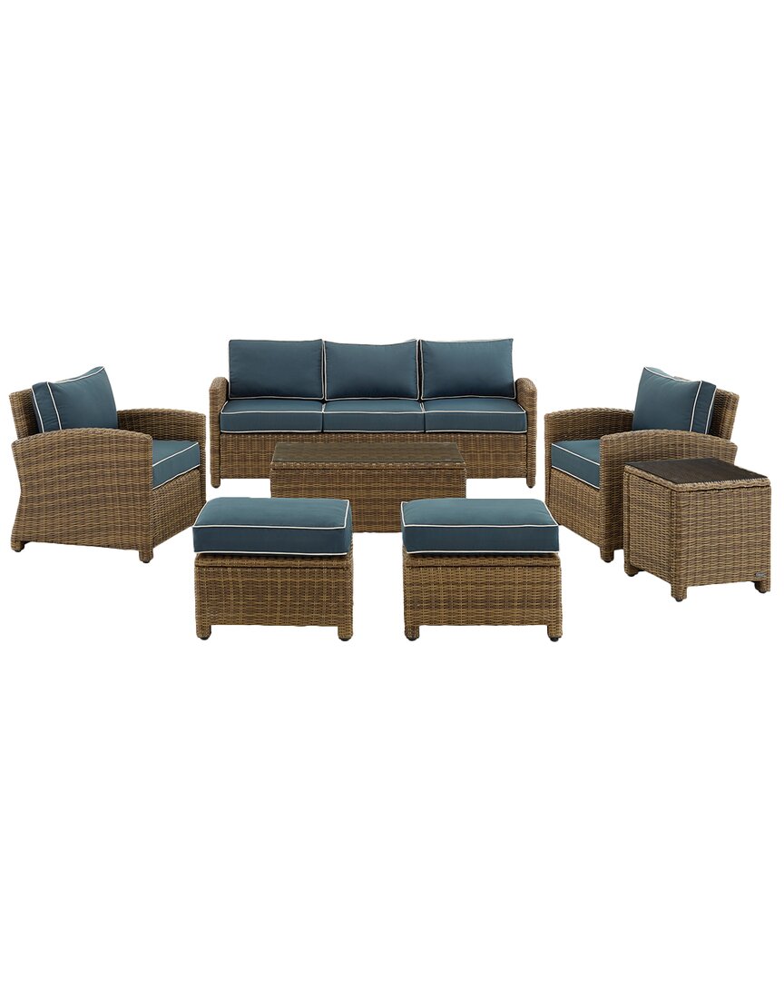 Bradenton 7Pc Outdoor Wicker Sofa Set