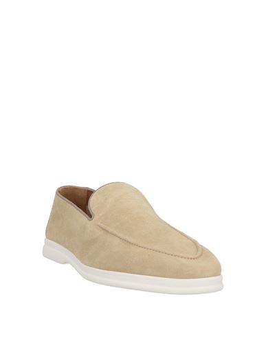 Doucal's Man Loafers Beige Size 9 Leather