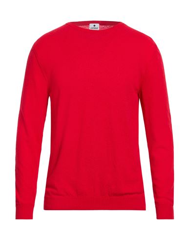 Man Sweater Red Size 40 Cotton, Polyamide