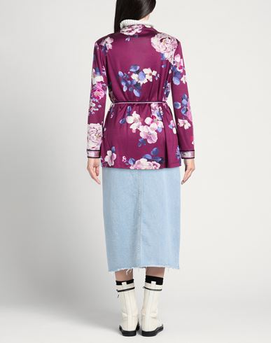 Woman Cardigan Plum Size 8 Silk
