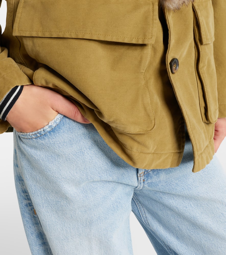 Ronay shearling-trimmed cotton parka