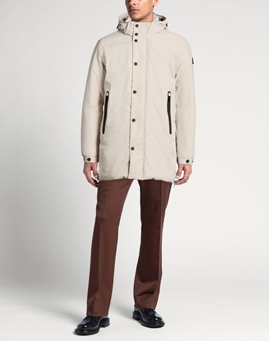 J. c. Robert Man Coat Beige Size XXL Polyamide