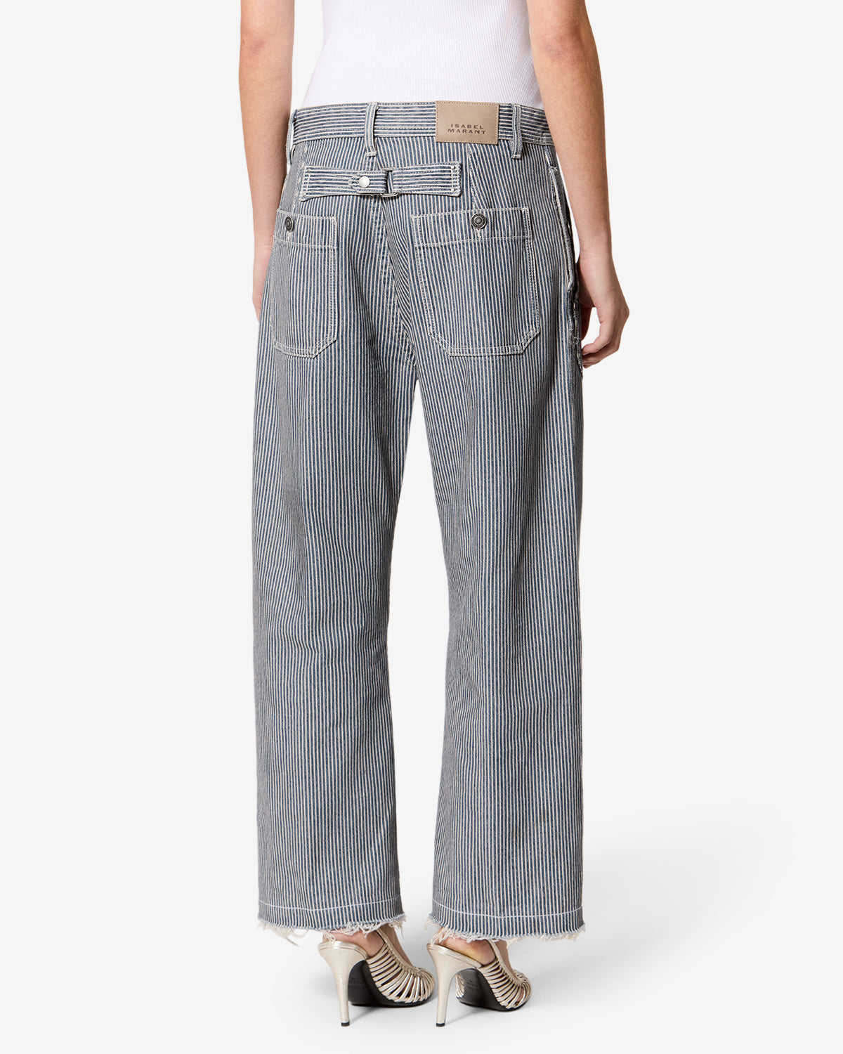 Ermina Pants - Women - Blue-white - Size 36 - Marant Étoile